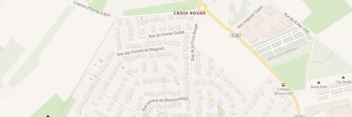 Plan du 58 Rue des Princes de Wagram à Mandres-les-Roses