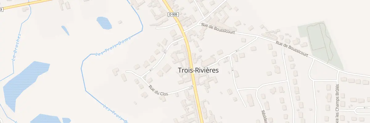 Plan du 50 Rue Nationale à Trois-Rivières