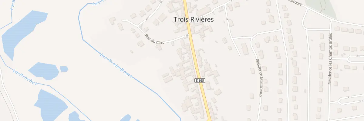 Plan du 64 Rue Nationale à Trois-Rivières