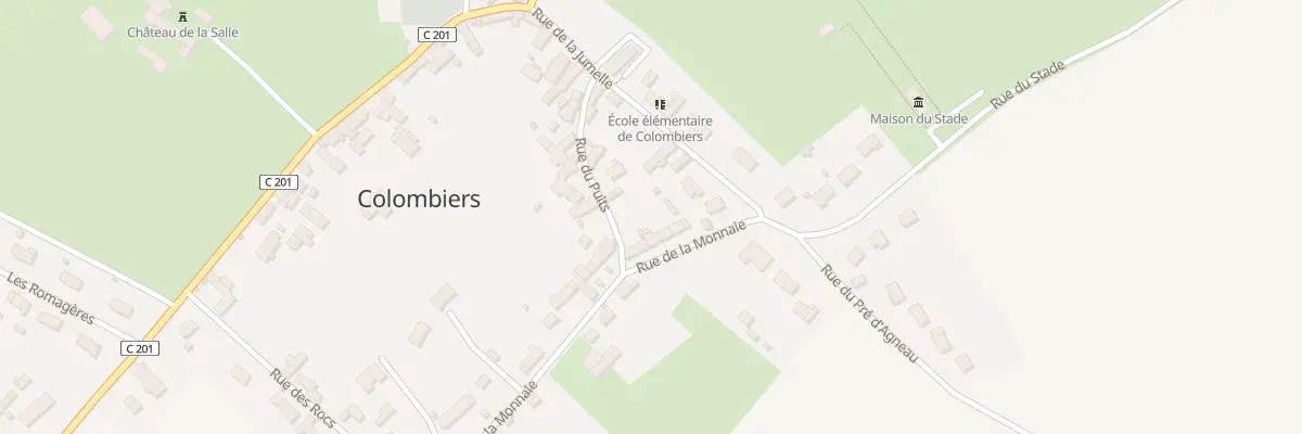 Plan du 19 Rue de la Monnaie à Colombiers