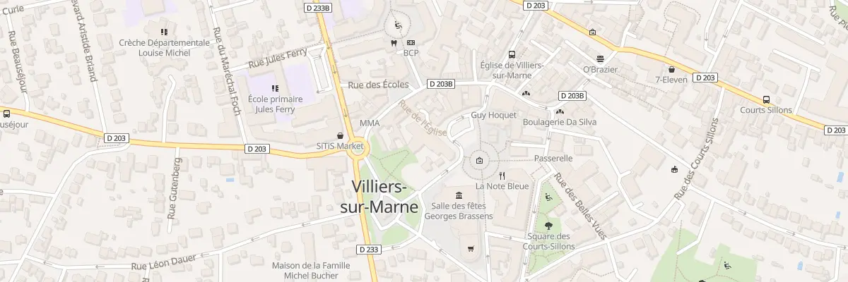 Plan du 10 Rue de l’Église à Villiers-sur-Marne