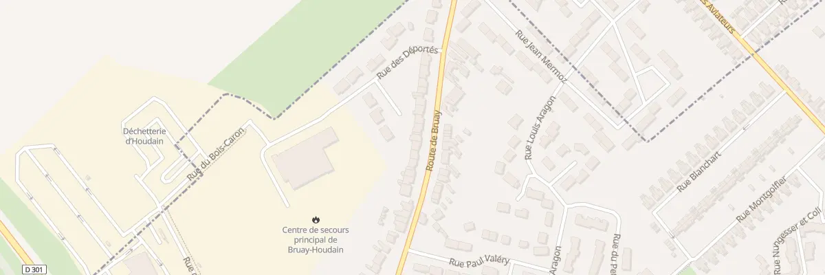 Plan du 1071 Rue de Bruay à Houdain