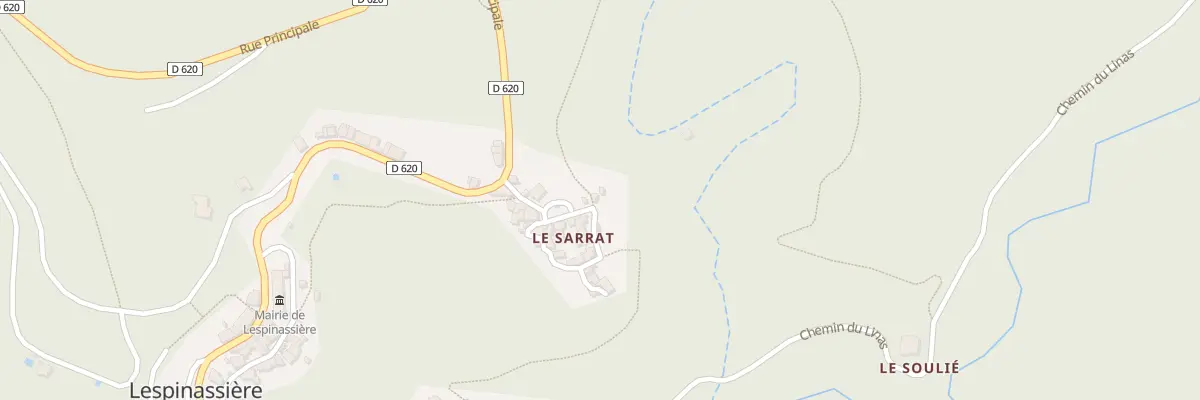 Plan du 5158 Le Sarrat à Lespinassière