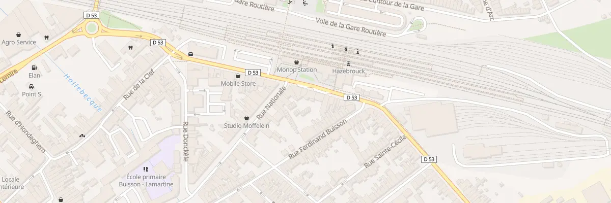 Plan du 6 Rue de Vieux-Berquin à Hazebrouck