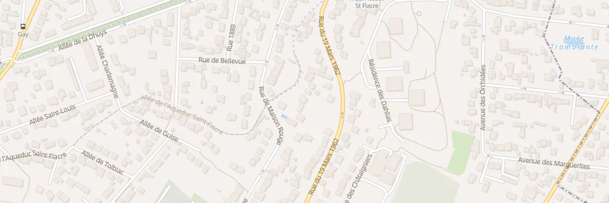 Plan du 49 Rue du 19 Mars 1962 à Gagny