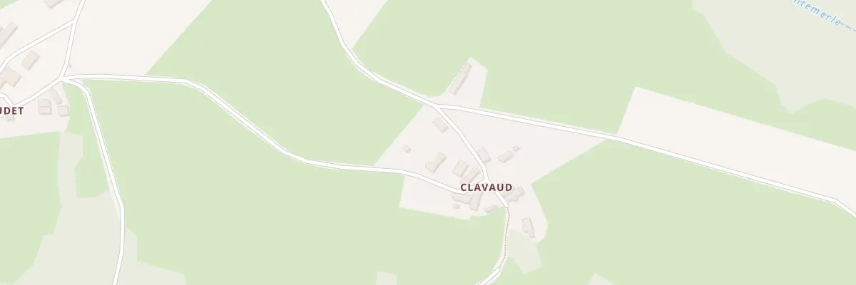 Plan du 10 Clavaud à Évaux-les-Bains