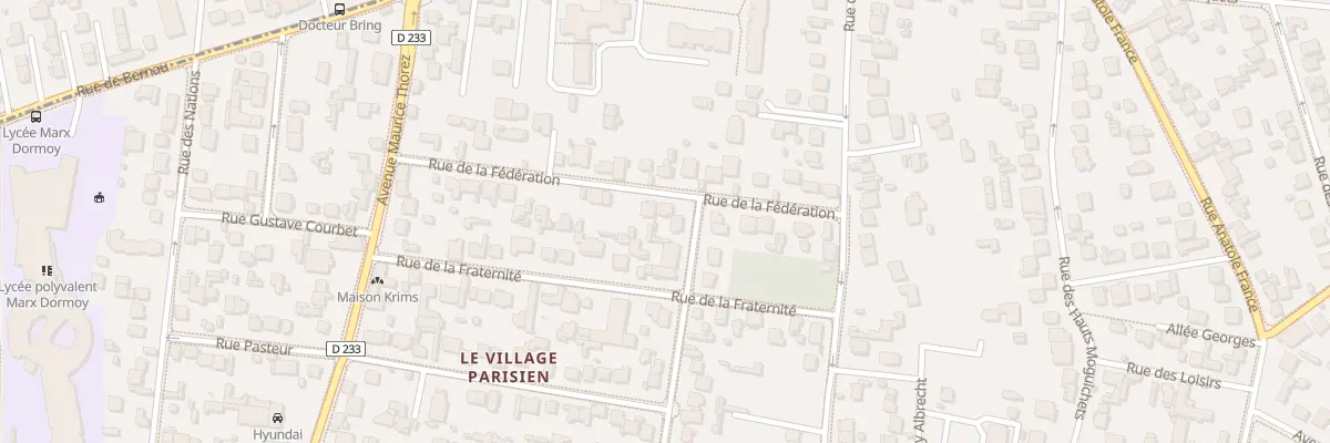 Plan du 24 Rue de la Fédération à Champigny-sur-Marne