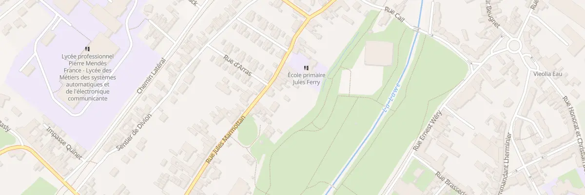 Plan du 342 Rue Jules Marmottan à Bruay-la-Buissière