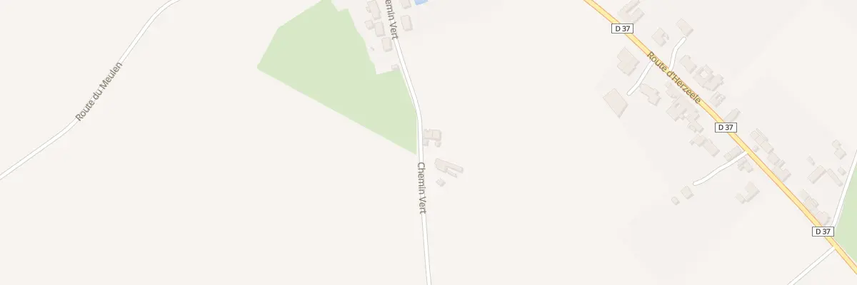 Plan du 1308 Che Vert à Winnezeele