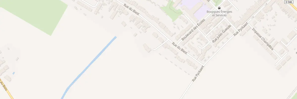 Plan du 192 Rue du Biest à Hazebrouck