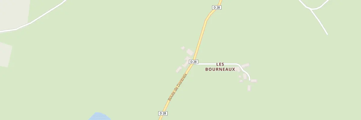 Plan du 1 Les Bournaux à Dontreix