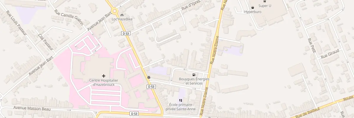 Plan du 5 Rue du Contour de l’Eglise à Hazebrouck