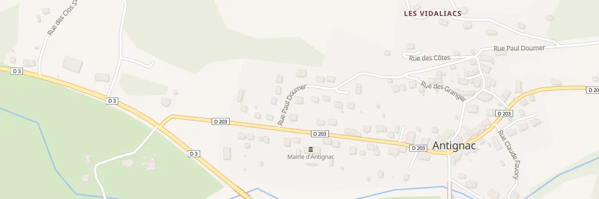 Plan du 4 Rue Paul Doumer à Antignac