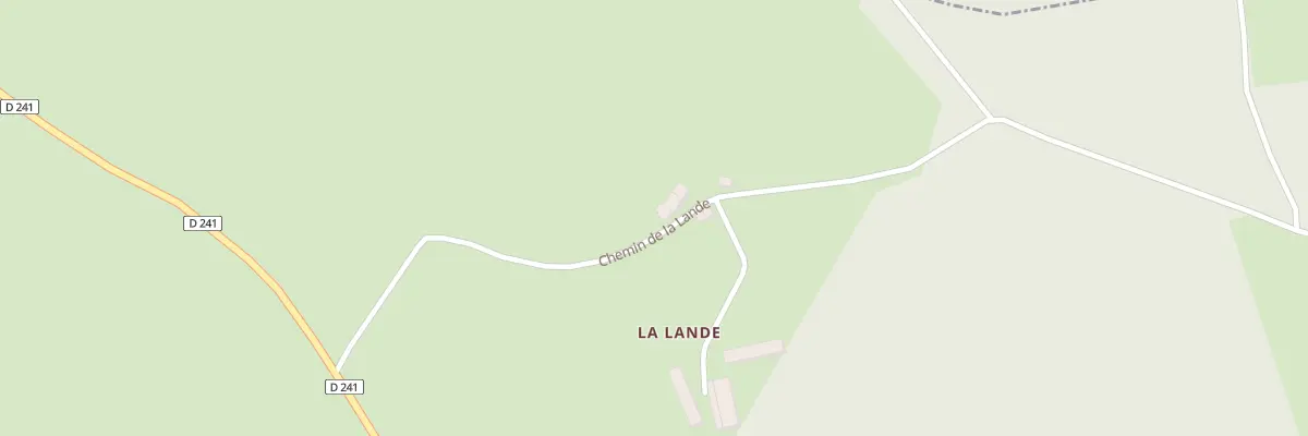 Plan du 5171 La Lande à Audes