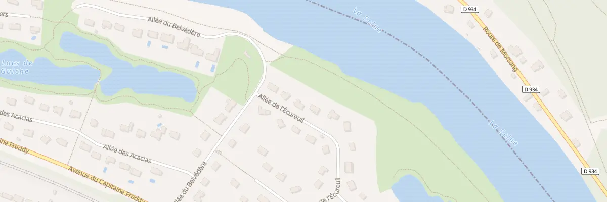 Plan du 20 All de l’Ecureuil à Saint-Fargeau-Ponthierry
