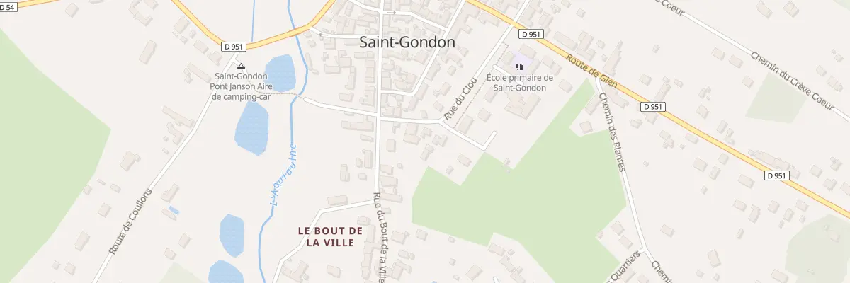 Plan du 14 Rue du Clou à Saint-Gondon