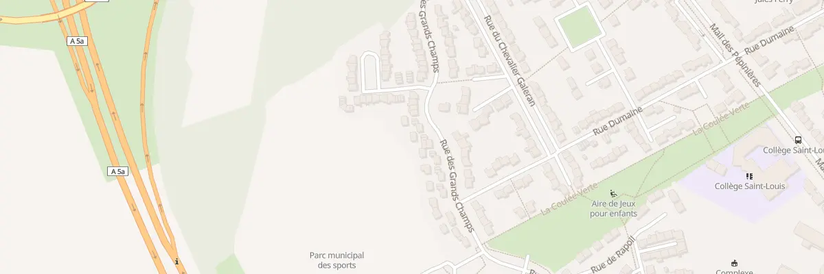 Plan du 50 Rue des Grands Champs à Lieusaint