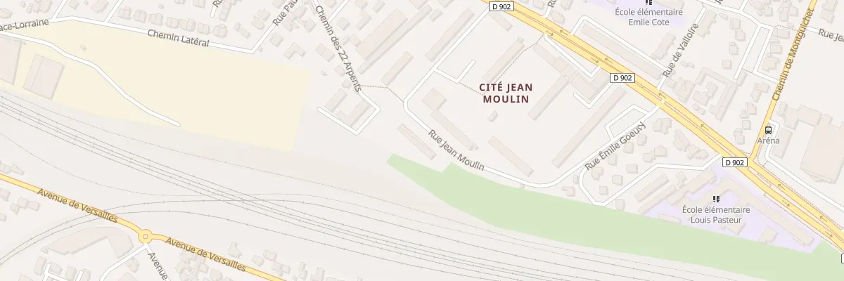 Plan du 22 Rue Jean Moulin à Gagny