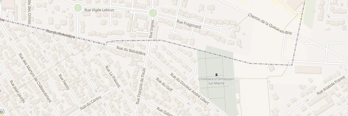 Plan du 7 All des Longues Raies à Ormesson-sur-Marne