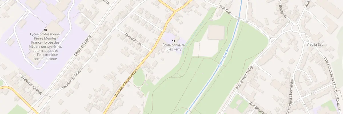 Plan du 352 Rue Jules Marmottan à Bruay-la-Buissière