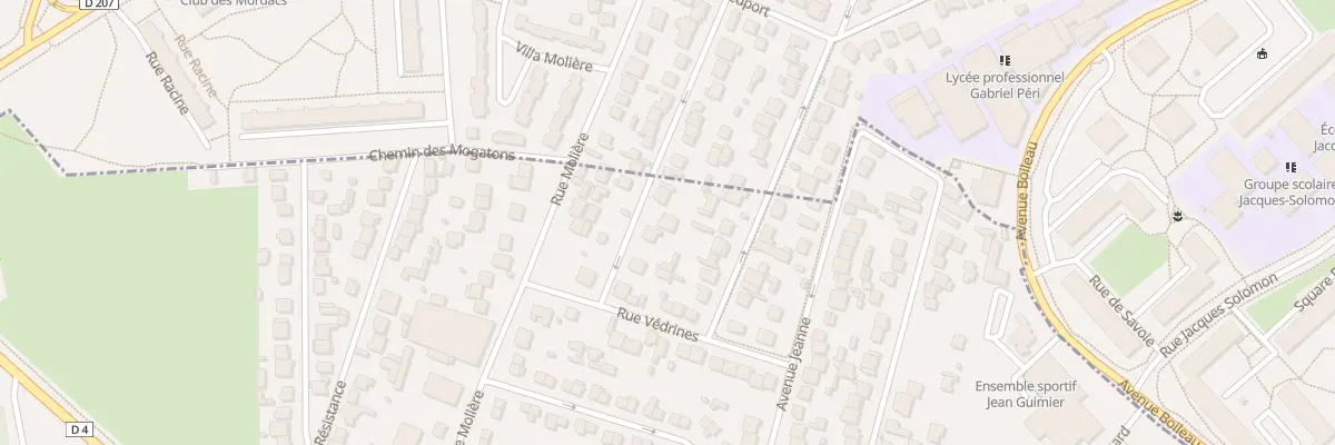 Plan du 12 Av des Platanes à Chennevières-sur-Marne