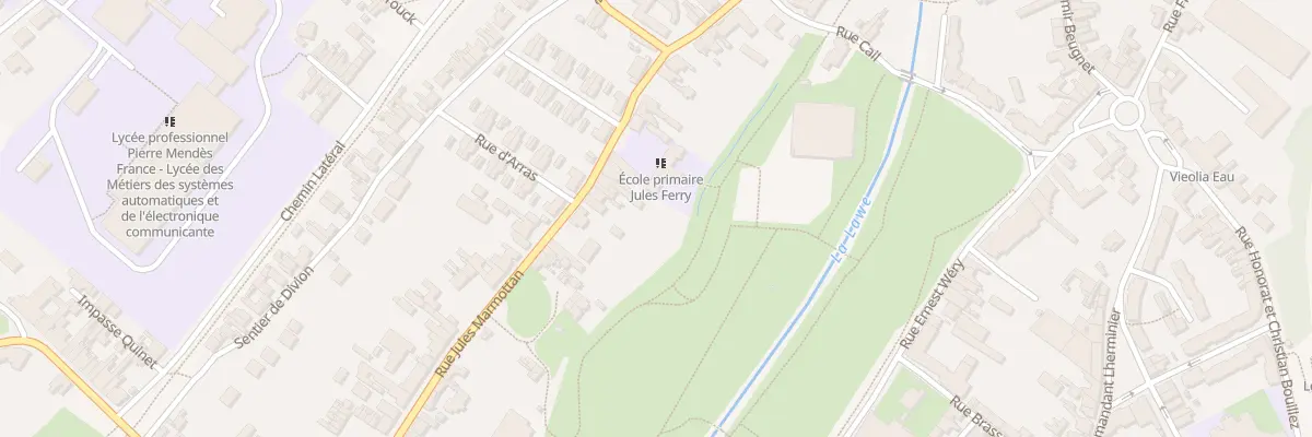 Plan du 360 Rue Jules Marmottan à Bruay-la-Buissière