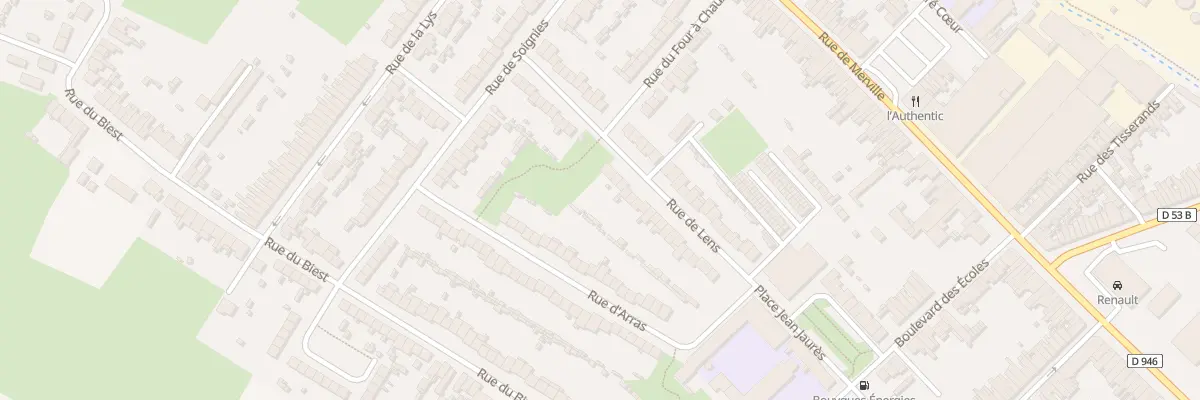Plan du 24 Rue de Lens à Hazebrouck