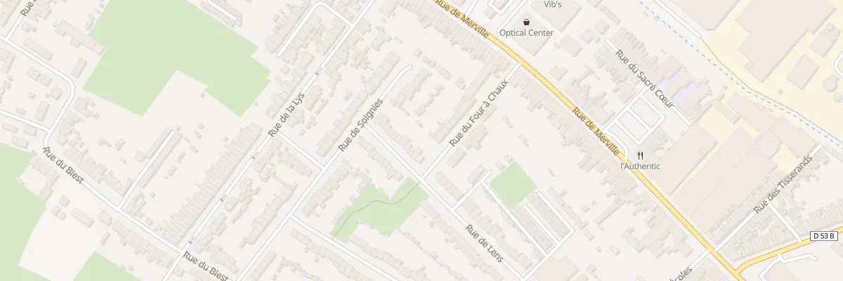 Plan du 17 Rue de Lens à Hazebrouck