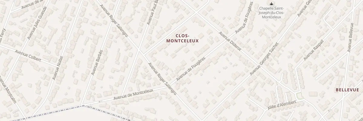 Plan du 96B Av des Fougères à Villepinte