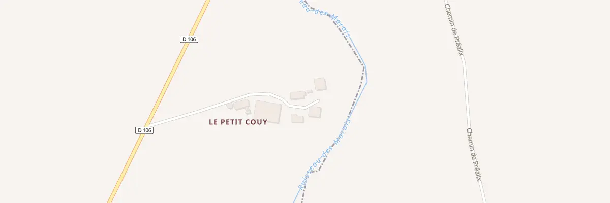 Plan du 1 Le Petit Couy à Saint-Denis-de-Palin