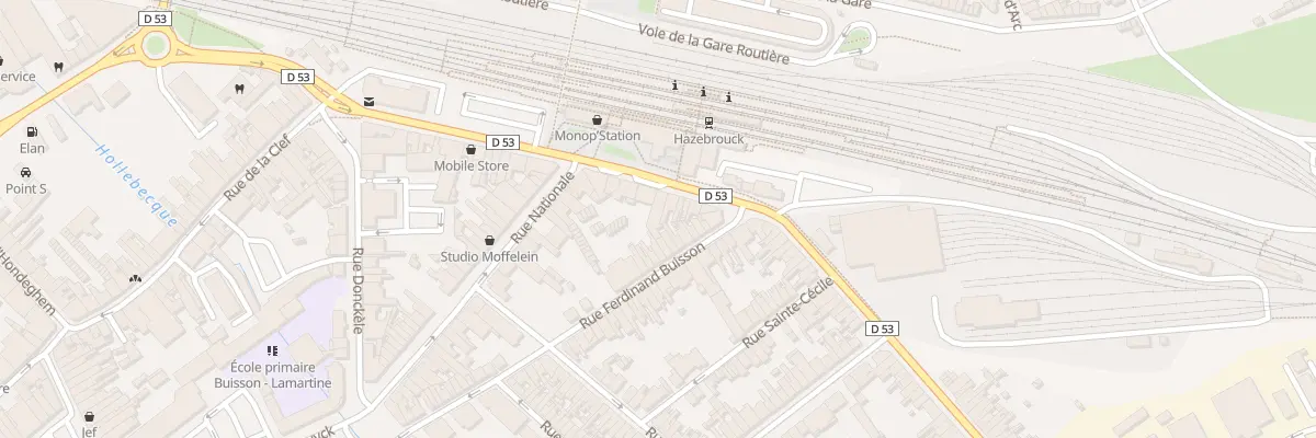 Plan du 8 Rue de Vieux-Berquin à Hazebrouck