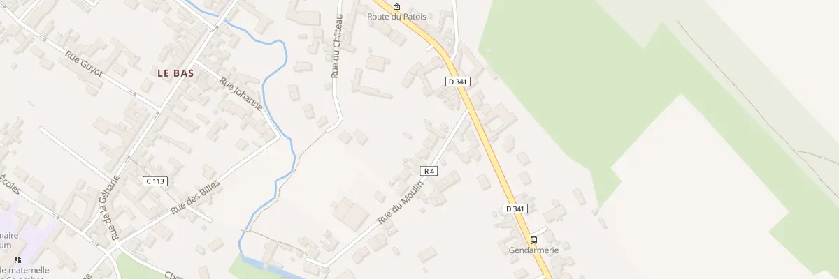 Plan du 56 Rue du Moulin à Houdain