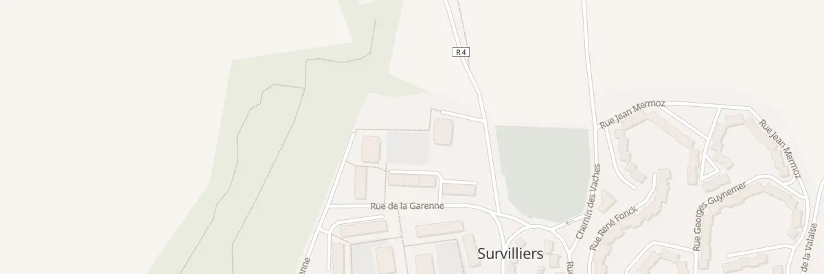 Plan du 1 Sq de la Chapelle à Survilliers