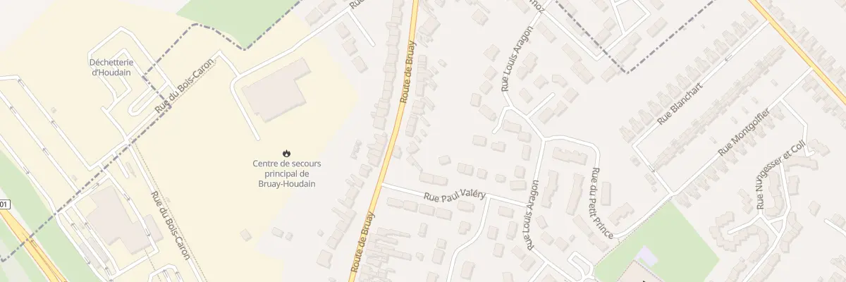 Plan du 1004 Rue de Bruay à Houdain
