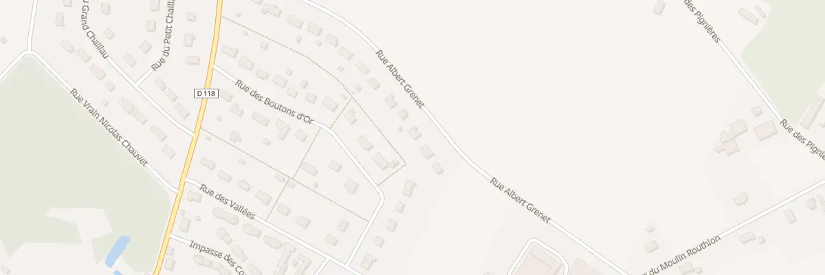 Plan du 299 Rue Albert Grenet à Ladon