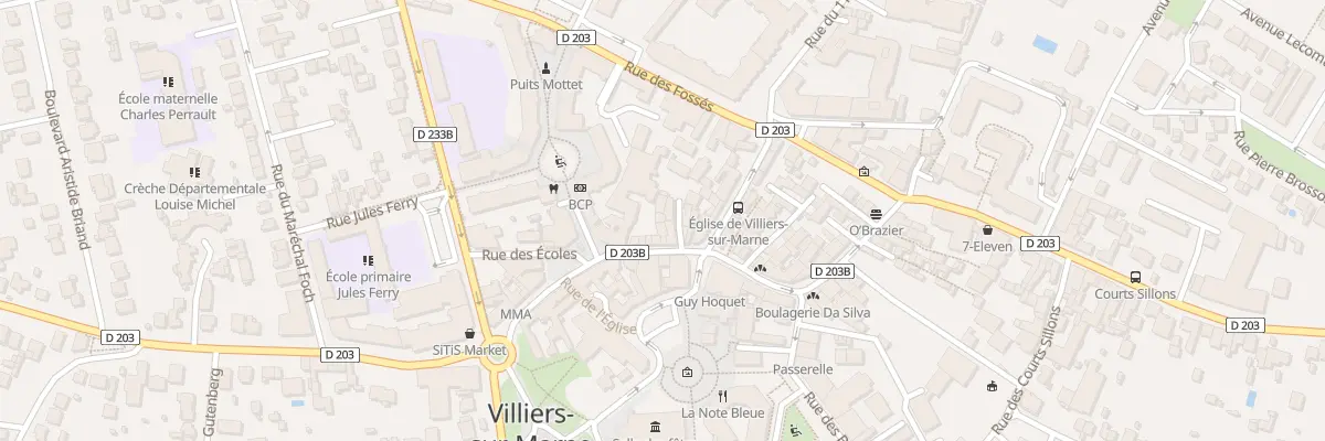 Plan du 49 Rue du Général de Gaulle à Villiers-sur-Marne