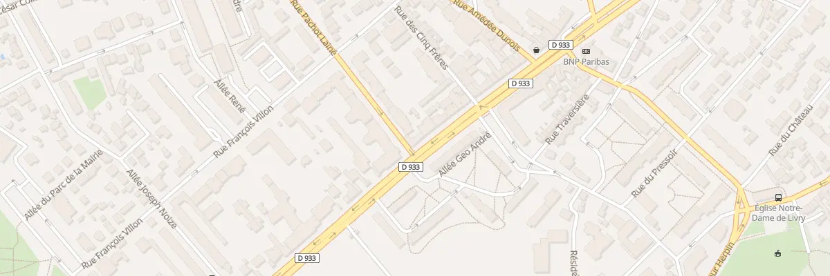 Plan du 10 Av du Mal Leclerc à Livry-Gargan