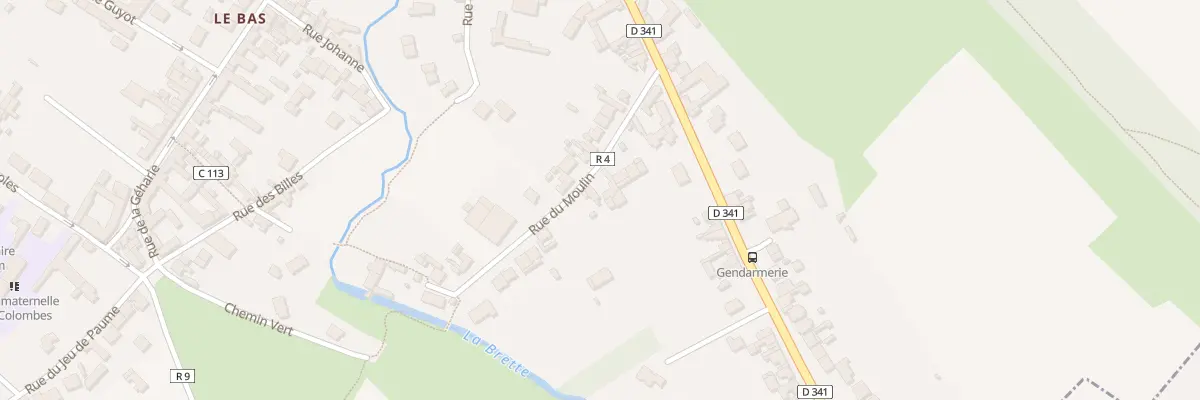 Plan du 99 Rue du Moulin à Houdain