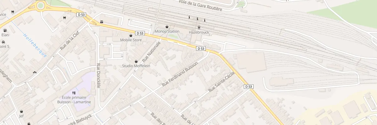 Plan du 67 Rue Ferdinand Buisson à Hazebrouck