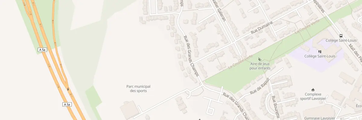 Plan du 64 Rue des Grands Champs à Lieusaint