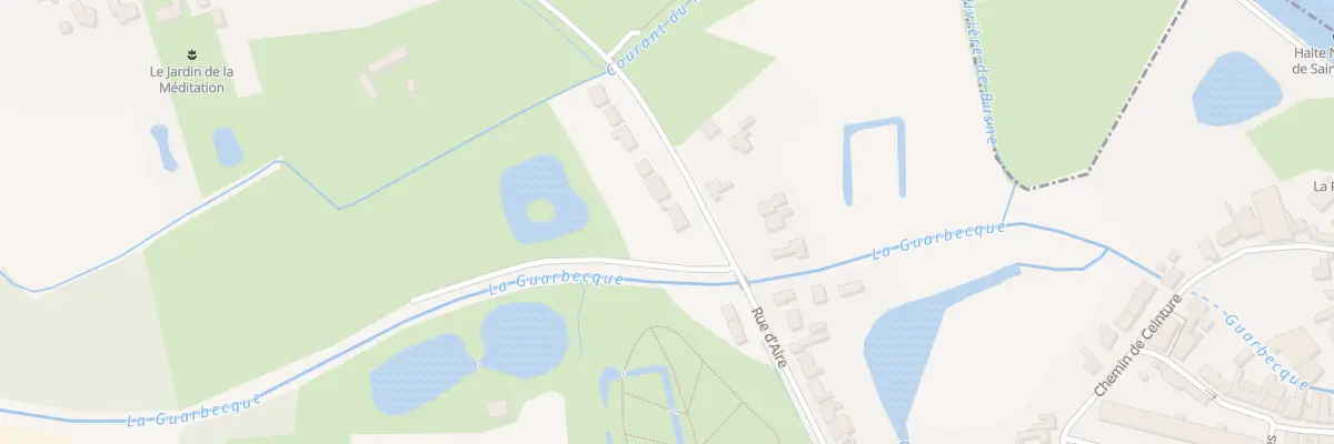 Plan du 447 Rue d’Aire à Saint-Venant