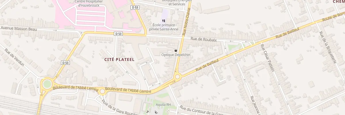 Plan du 15 Rue Notre Dame à Hazebrouck