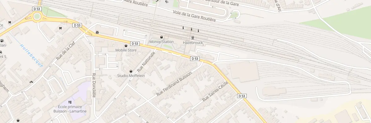 Plan du 12 Rue de Vieux-Berquin à Hazebrouck