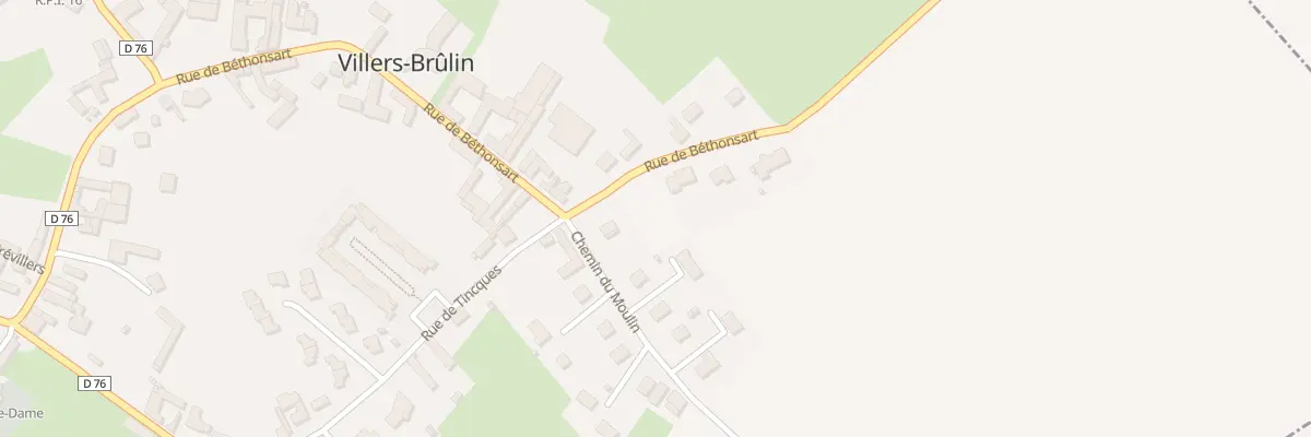 Plan du 369 Rue de Béthonsart à Villers-Brûlin