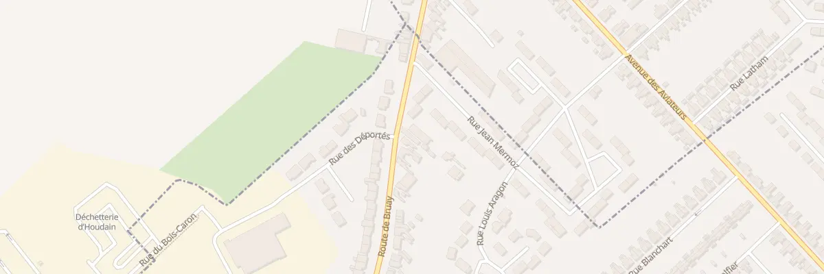 Plan du 1178 Rue de Bruay à Houdain