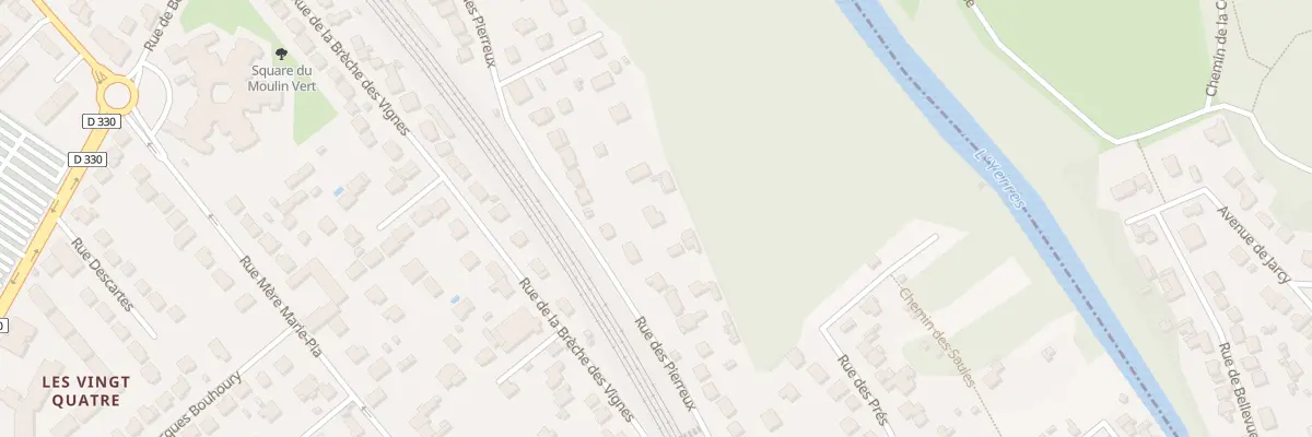 Plan du 32B Rue des Pierreux à Quincy-sous-Sénart