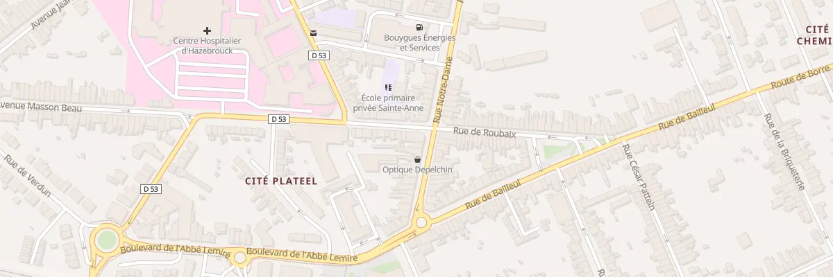 Plan du 27 Rue Notre Dame à Hazebrouck