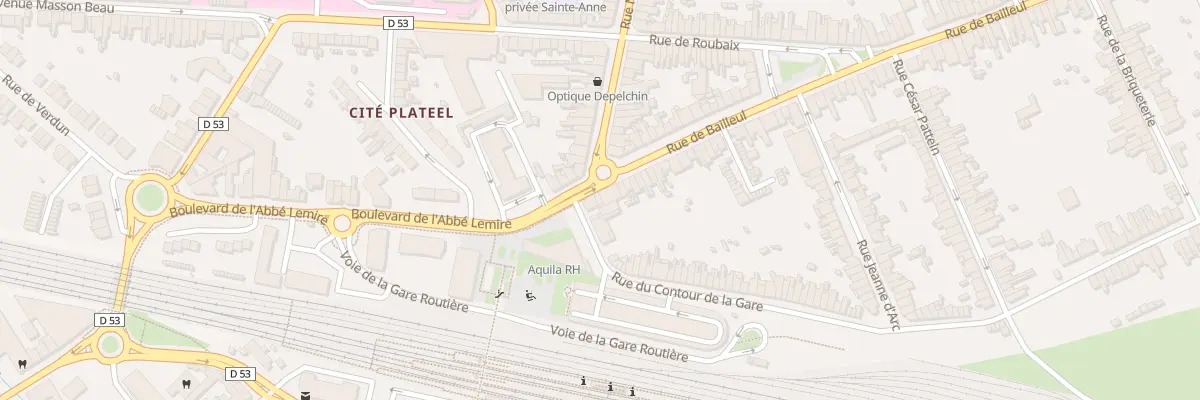Plan du 4 Rue de Bailleul à Hazebrouck