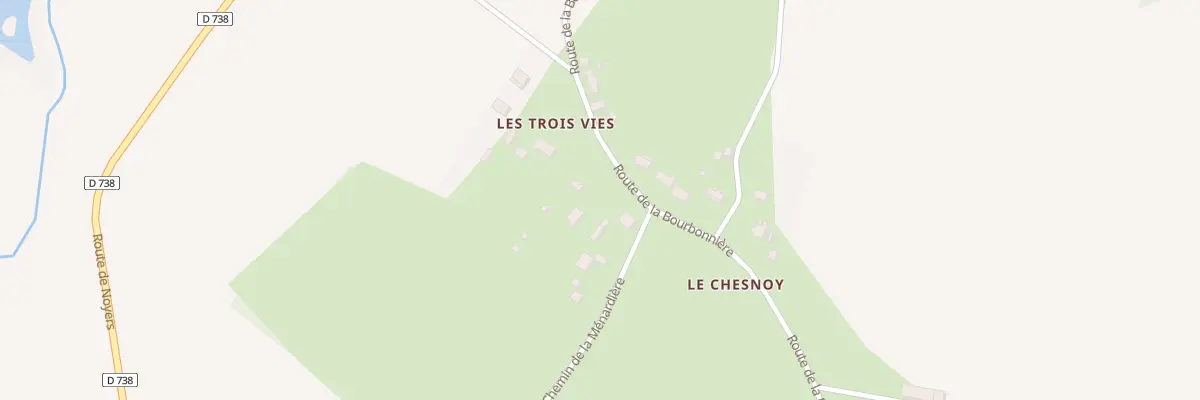 Plan du 82 Rte de la Bourbonnière à Chailly-en-Gâtinais