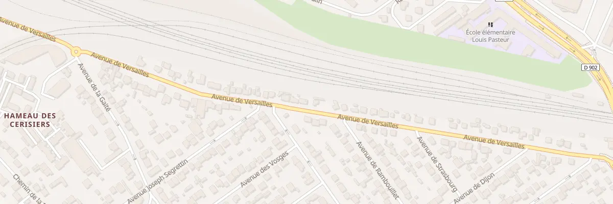 Plan du 105 Av de Versailles à Gagny